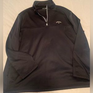 Callaway Black Zip Up Sweater